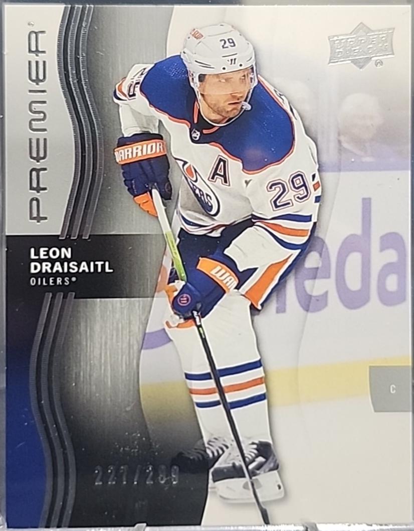 Leon Draisaitl #3 Hockey Cards 2023 Upper Deck Premier