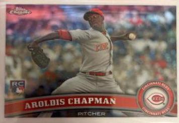Aroldis Chapman #68 Baseball Cards 2011 Topps Chrome