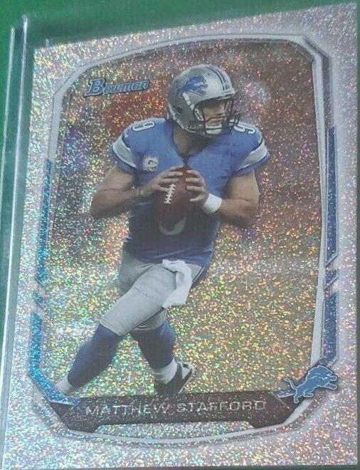 Matthew Stafford #2 Football Cards 2013 Bowman