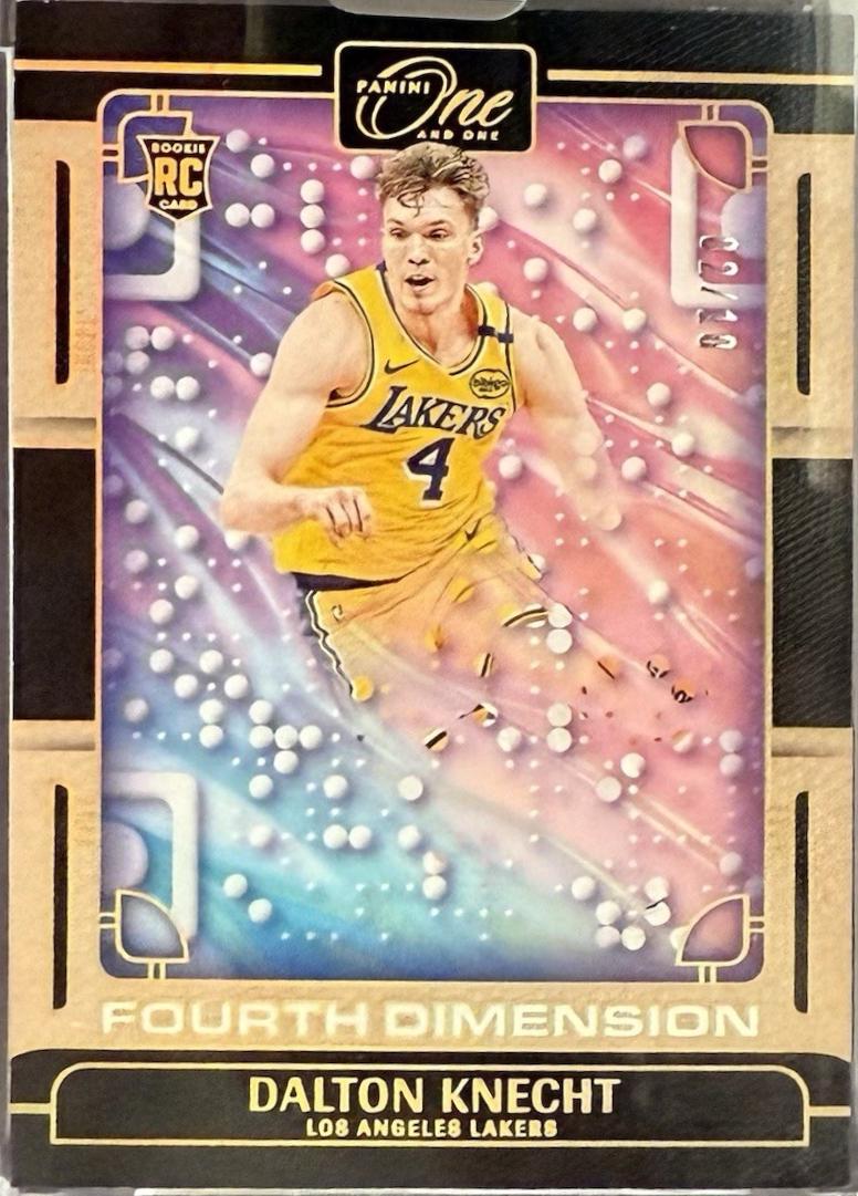 Dalton Knecht #9 2024 Panini One And One Fourth Dimension Basketball