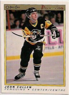 John Cullen #20 Hockey Cards 1990 O-Pee-Chee Premier