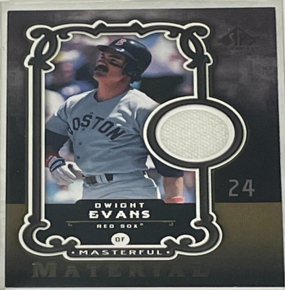 Dwight Evans #MM-DE Baseball Cards 2007 SP Legendary Cuts Masterful Material