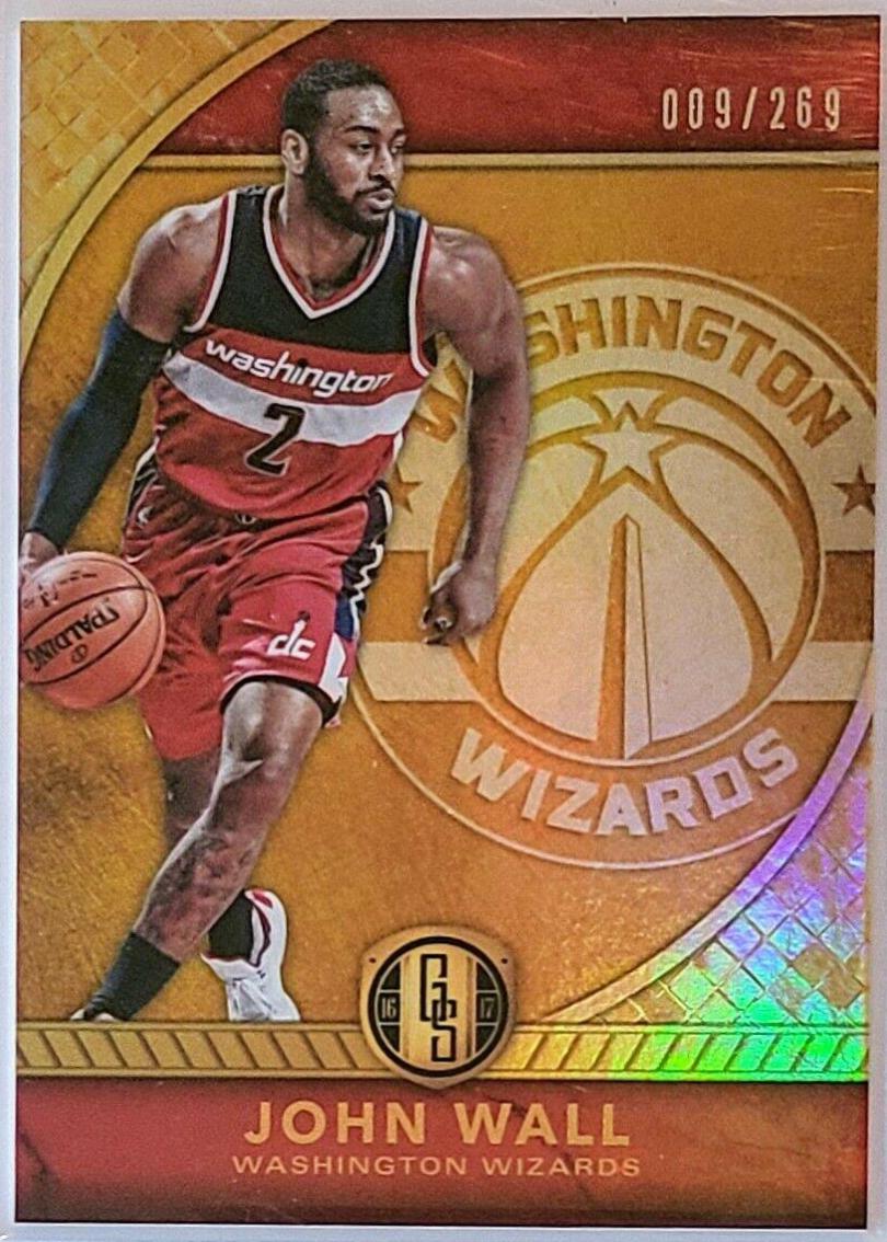John Wall #6 Basketball Cards 2016 Panini Gold Standard