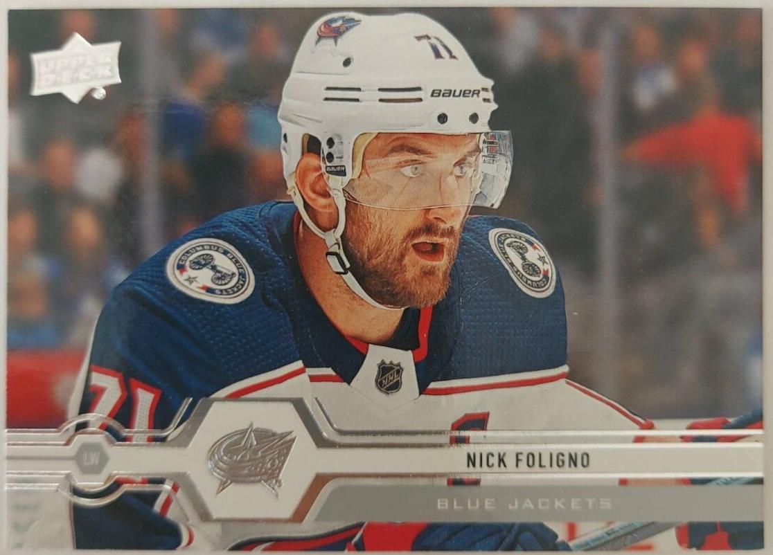 Nick Foligno #320 2019-20 Upper Deck Hockey