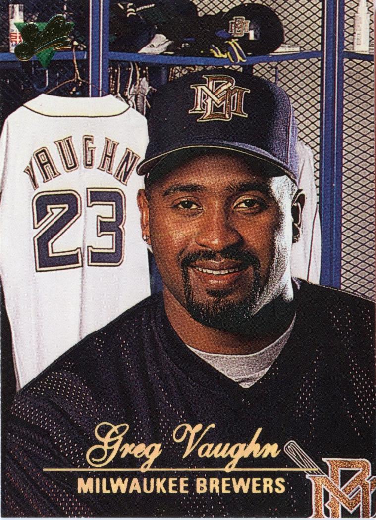 Greg Vaughn #48 Baseball Cards 1994 Studio