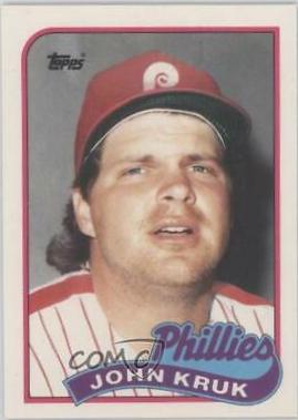 John Kruk #63T Baseball Cards 1989 Topps Traded