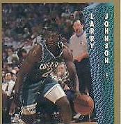 Larry Johnson #25 Basketball Cards 1992 Fleer