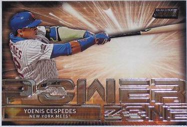 Yoenis Cespedes #PZ-YC Baseball Cards 2017 Stadium Club Power Zone