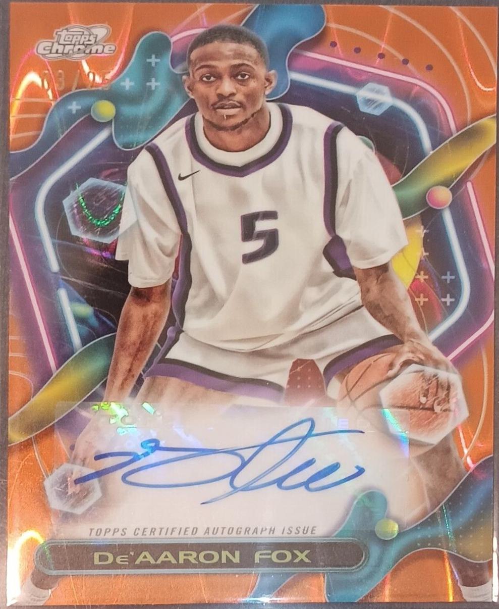 De'Aaron Fox [Orange Galactic] #CCAV-DF