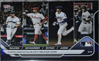 Cal Raleigh / Kyle Schwarber / Shohei Ohtani / Aaron Judge