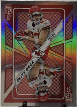 Travis Kelce #ED-16 Football Cards 2023 Panini Donruss Elite Deck