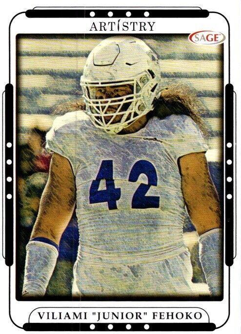 Viliami 'Junior' Fehoko #129 2023 Sage Artistry Football
