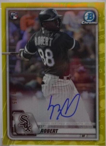 Luis Robert [Yellow Refractor] #CRA-LR