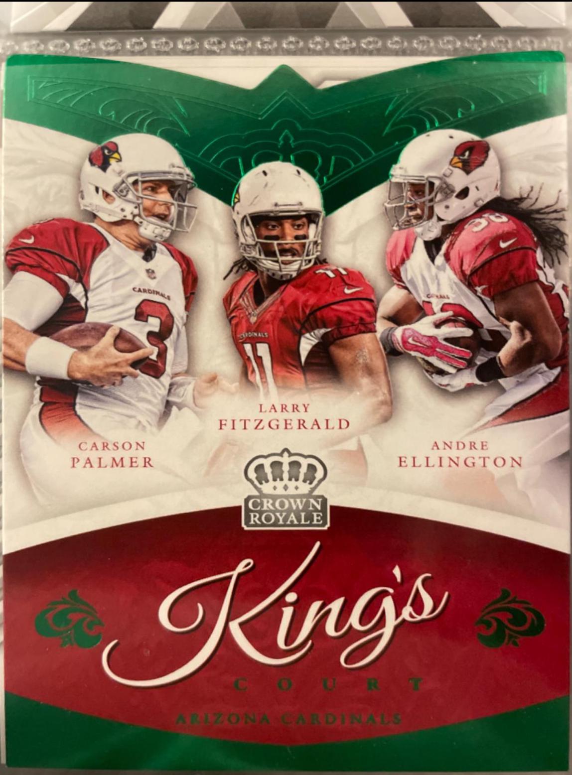 Carson Larry Andre #KC7 Football Cards 2015 Panini Crown Royale King's Court Die Cuts