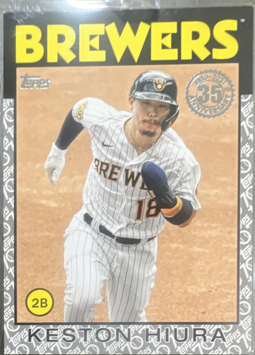 Keston Hiura #86B-31 2021 Topps 1986 35th Anniversary Baseball