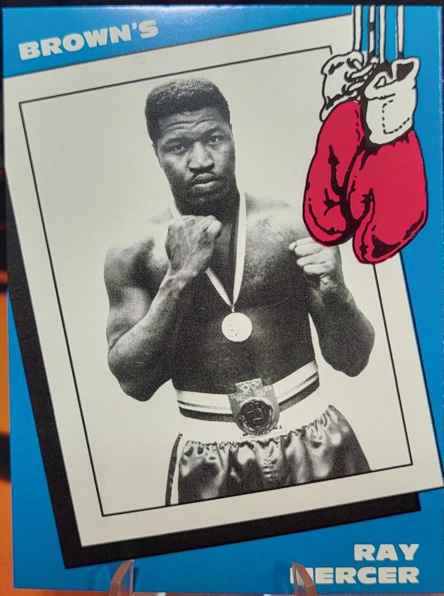 Ray Mercer #45 Boxing Cards 1990 Brown's