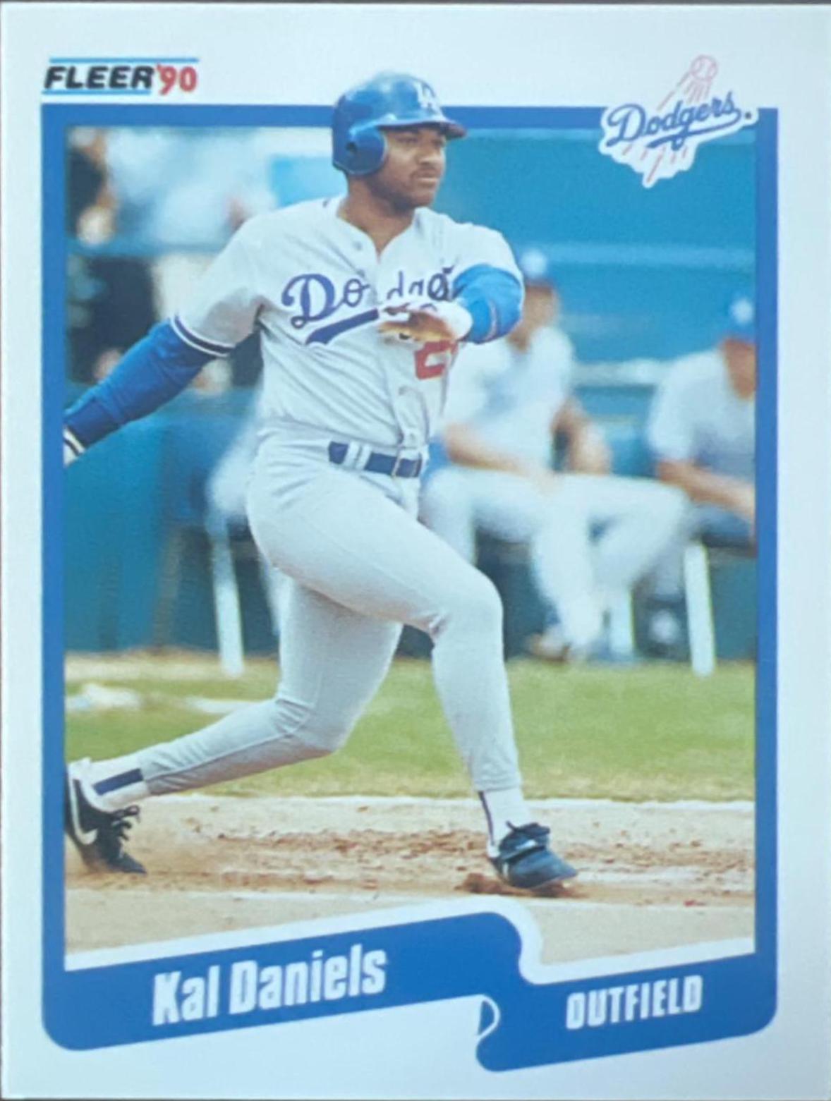 Kal Daniels #U-20 Baseball Cards 1990 Fleer Update