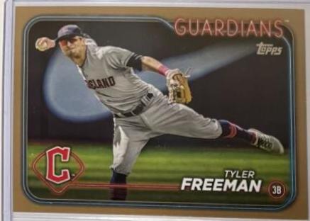Tyler Freeman [Gold] (2024 Topps)