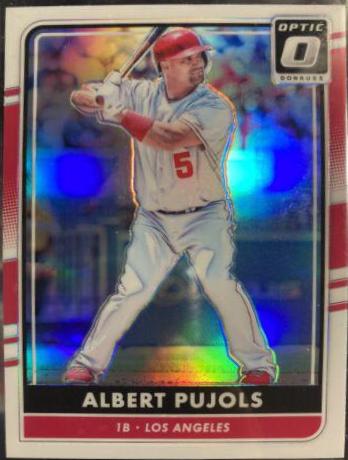 Albert Pujols #141 2016 Panini Donruss Optic Baseball