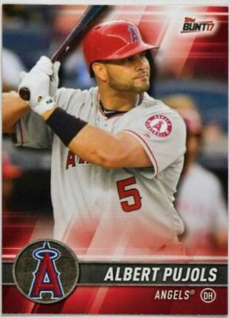 Albert Pujols #106 2017 Topps Bunt Baseball