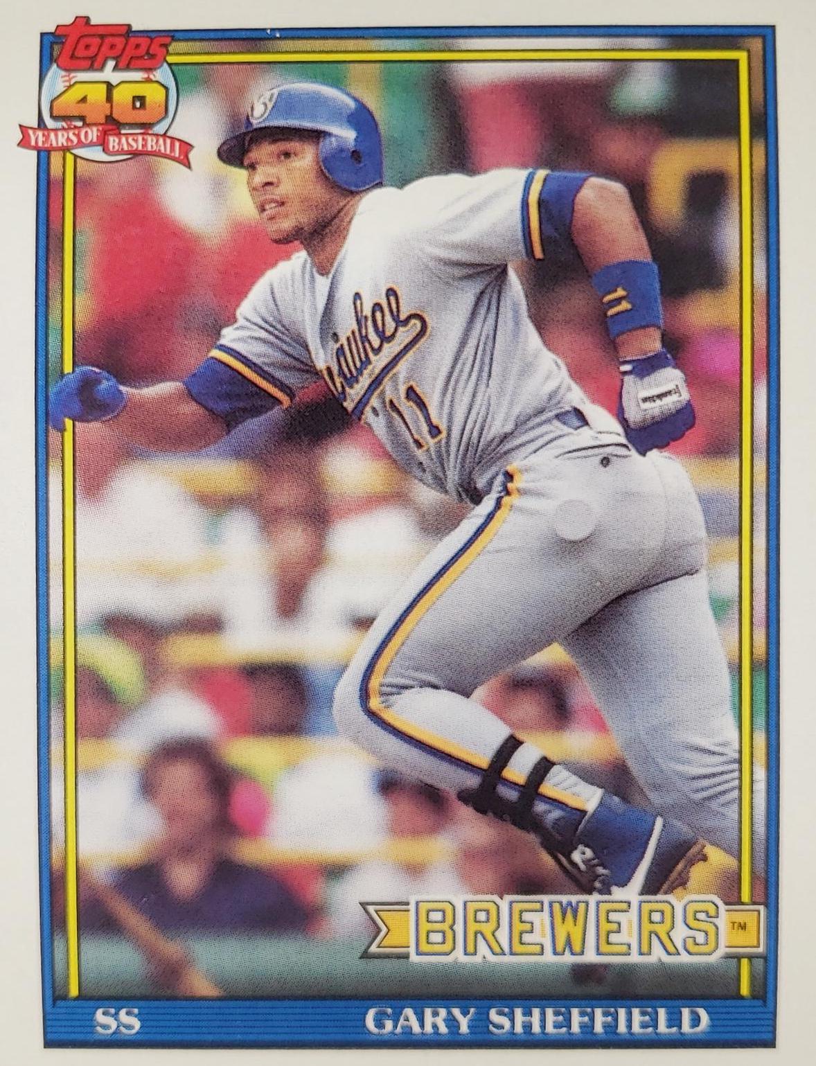 Gary Sheffield #68 Baseball Cards 1991 Topps