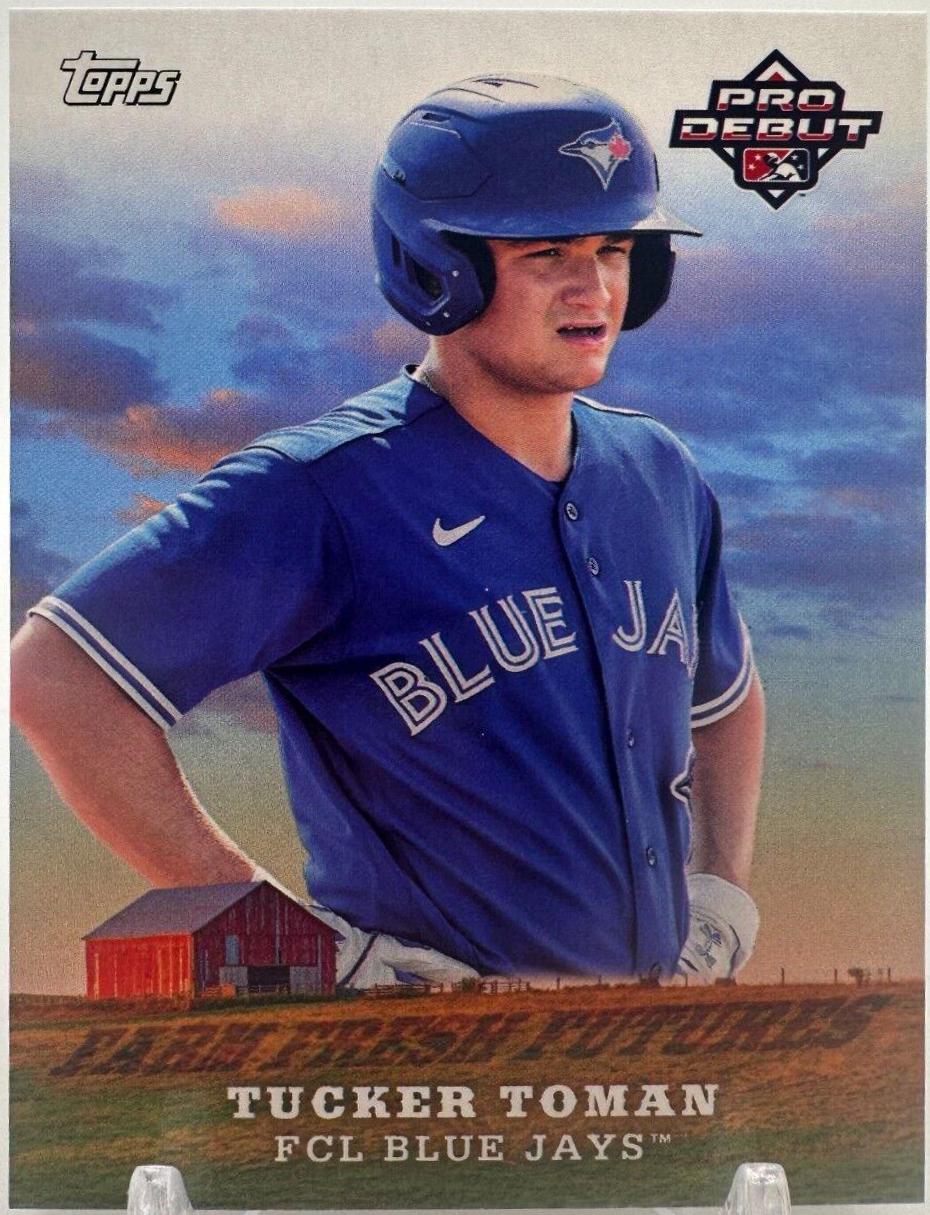 Tucker Toman #FF-12 Baseball Cards 2023 Topps Pro Debut Farm Fresh Futures