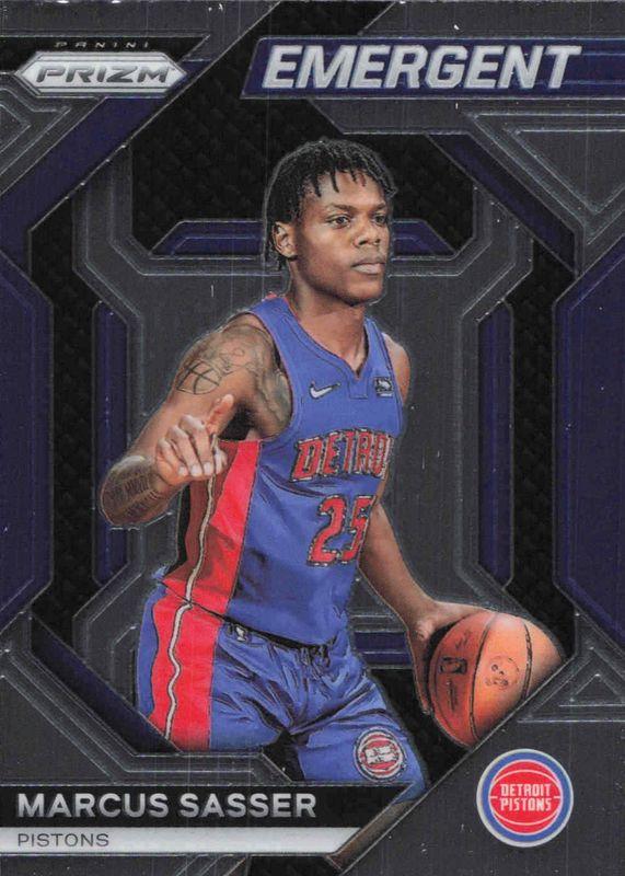 Marcus Sasser #1 Basketball Cards 2023 Panini Prizm Emergent