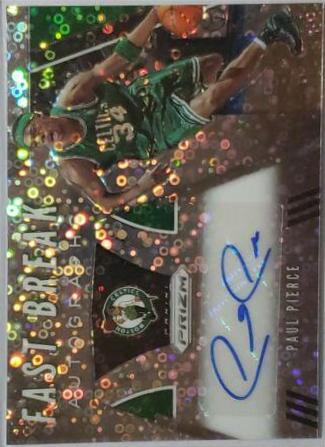 Paul Pierce #FB-PPC Basketball Cards 2019 Panini Prizm Fast Break Autographs