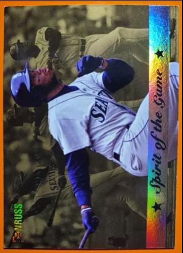 Ken Griffey Jr #3 Baseball Cards 1994 Panini Donruss Spirit of the Game