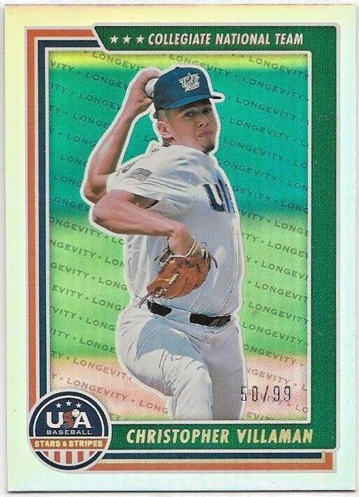 Christopher Villaman [Hobby Longevity Holo Gold] #45