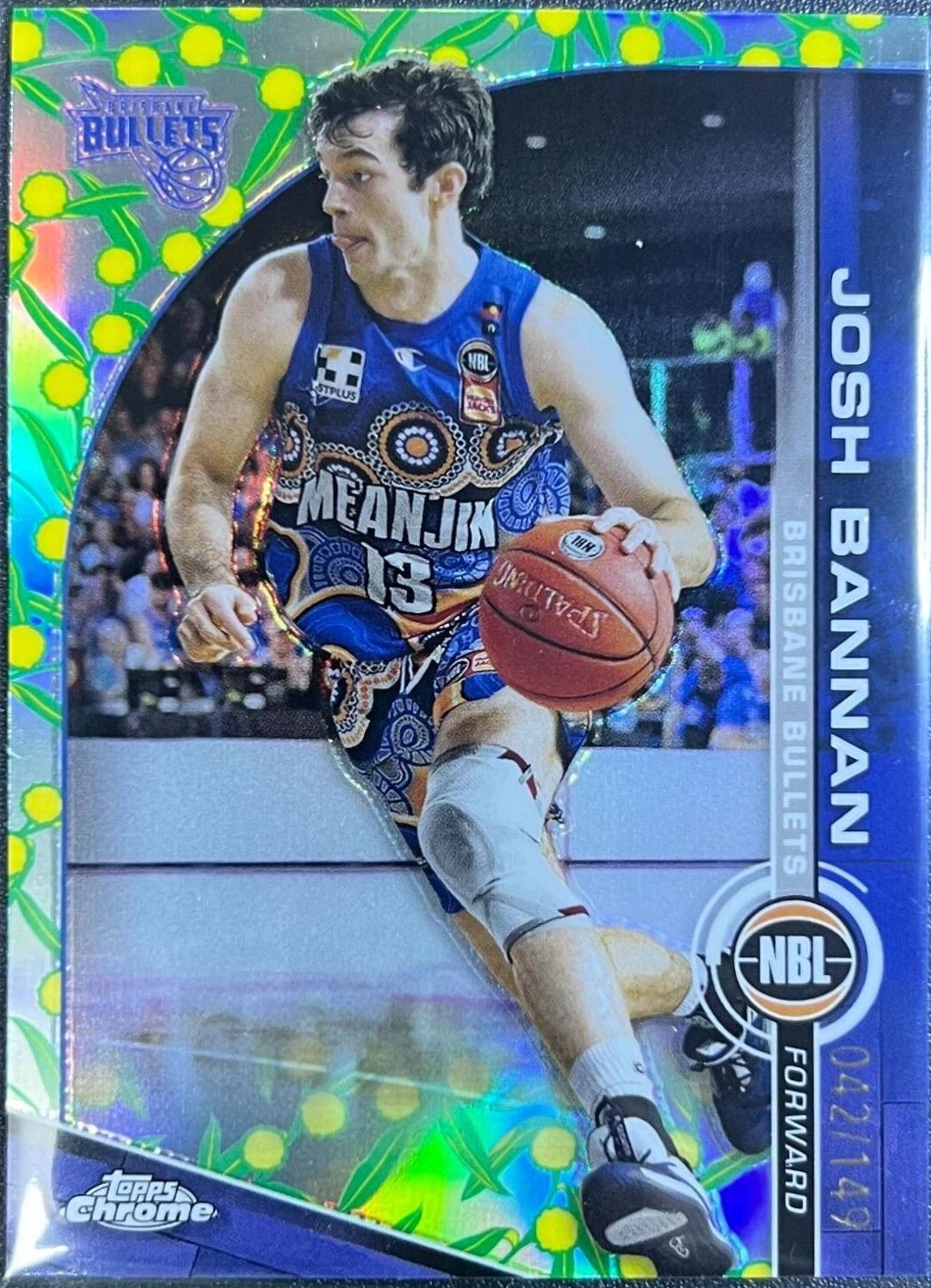 Josh Bannan #14 Basketball Cards 2023 Topps Chrome NBL