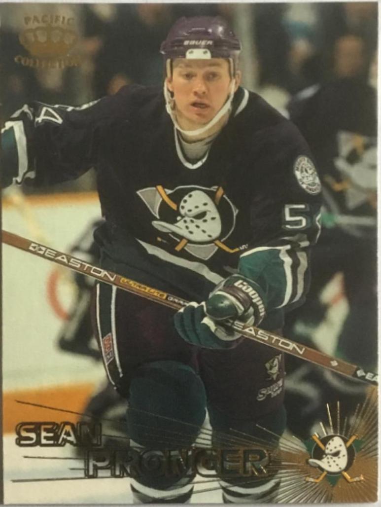 Sean Pronger #156 Hockey Cards 1997 Pacific Crown
