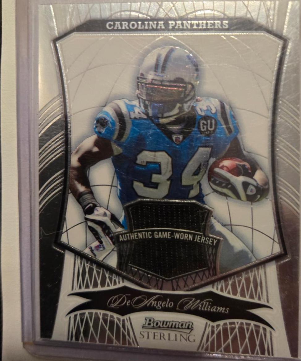 DeAngelo Williams #80 Football Cards 2009 Bowman Sterling