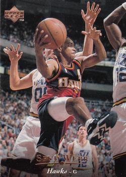 Spud Webb #308 Basketball Cards 1995 Upper Deck