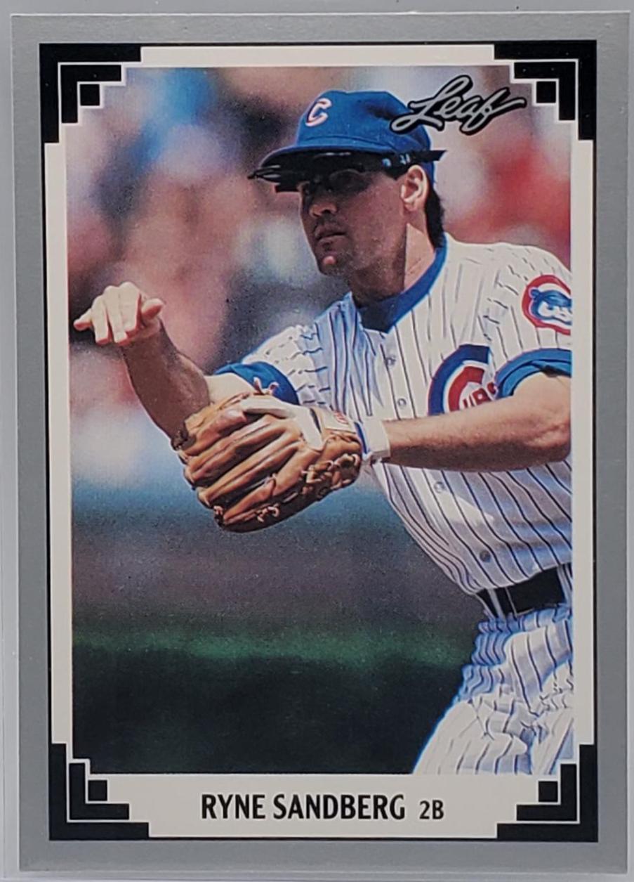 Ryne Sandberg #207 Baseball Cards 1991 Leaf