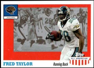 Fred Taylor #17 Football Cards 2003 Topps All American