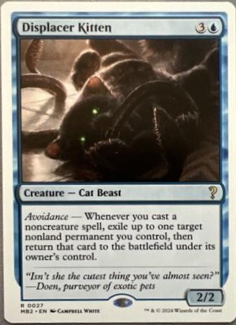 Displacer Kitten #27 Magic Mystery Booster 2
