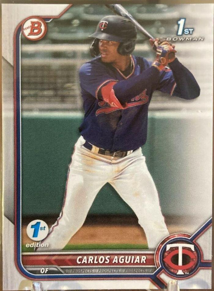 Carlos Aguiar #BPPF-1 Baseball Cards 2022 Bowman 1st Edition