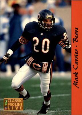 Mark Carrier #24 Football Cards 1993 Pro Line Live