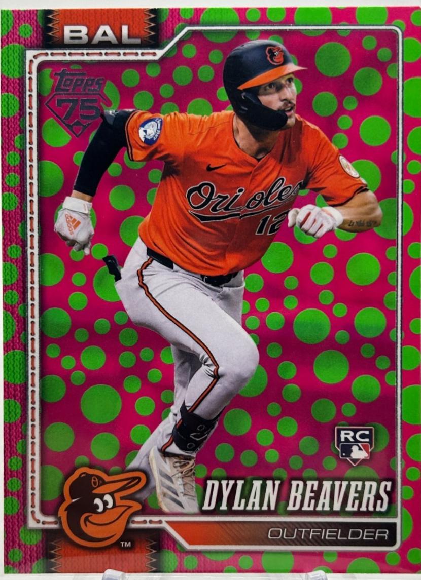 Dylan Beavers [Holiday Dots Purple Blue] #339 Prices | 2026 Topps 世界5枚限定 Topps 2026 Dylan Beavers 5シリ 鯉パラ