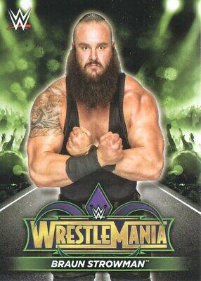 Braun Strowman #R-35 Wrestling Cards 2018 Topps WWE Road To Wrestlemania 34 Roster
