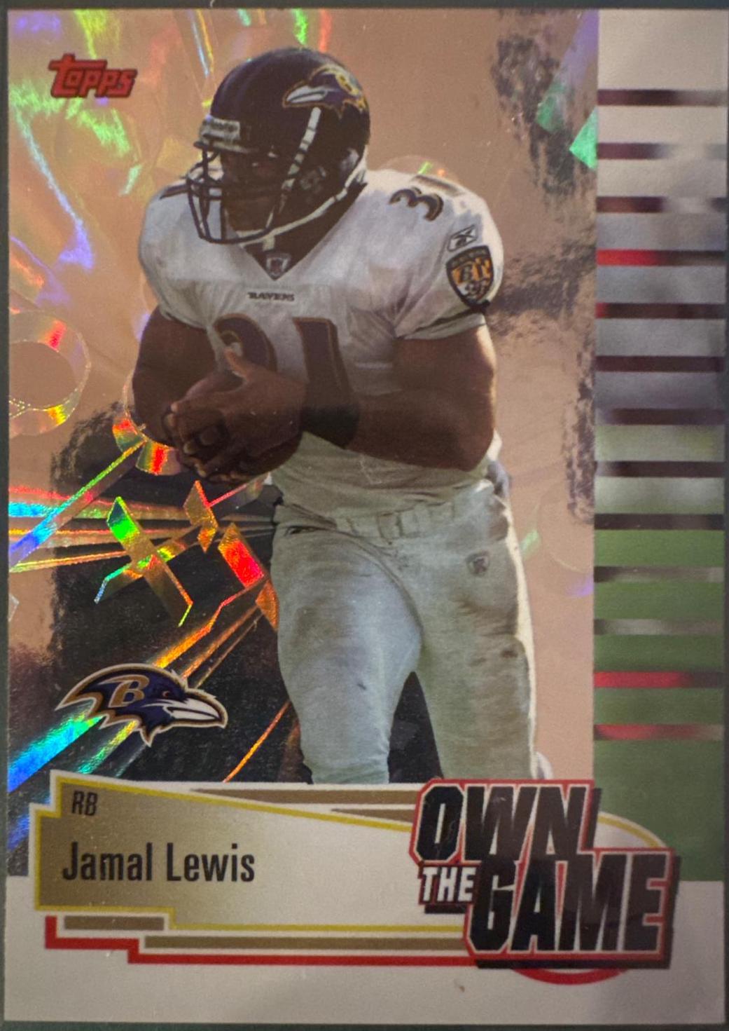 Jamal Lewis #OTG10 Football Cards 2004 Topps Own the Game