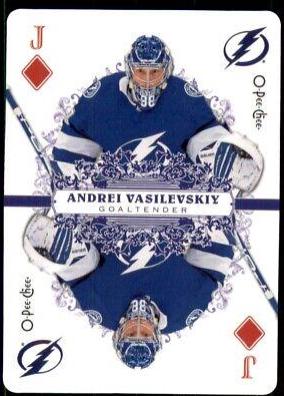Andrei Vasilevskiy #J Hockey Cards 2022 O Pee Chee Playing Cards