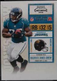 Maurice Jones Drew #44 Football Cards 2010 Playoff Contenders