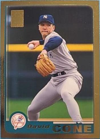 David Cone #65 Baseball Cards 2001 Topps Gold