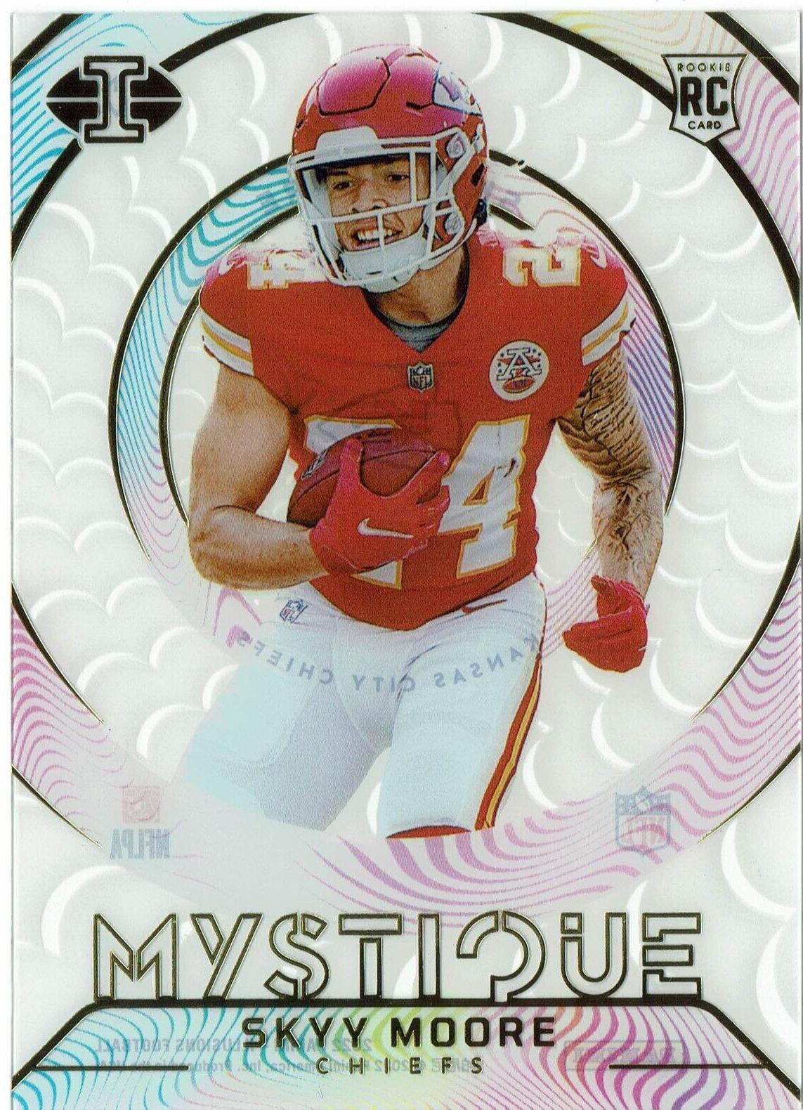 Skyy Moore #M-16 Football Cards 2022 Panini Illusions Mystique