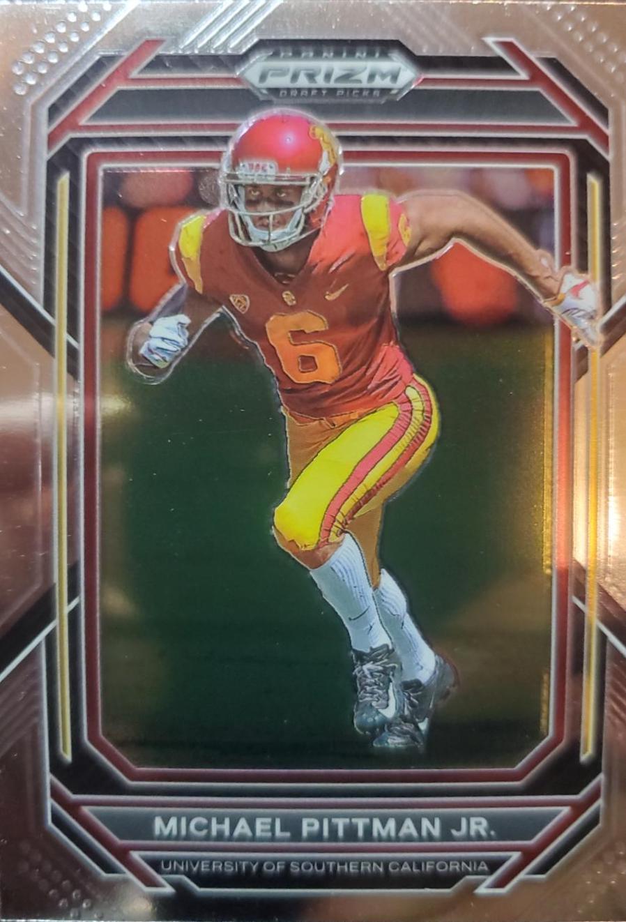 Michael Pittman Jr. #76 Football Cards 2023 Panini Prizm Draft Picks