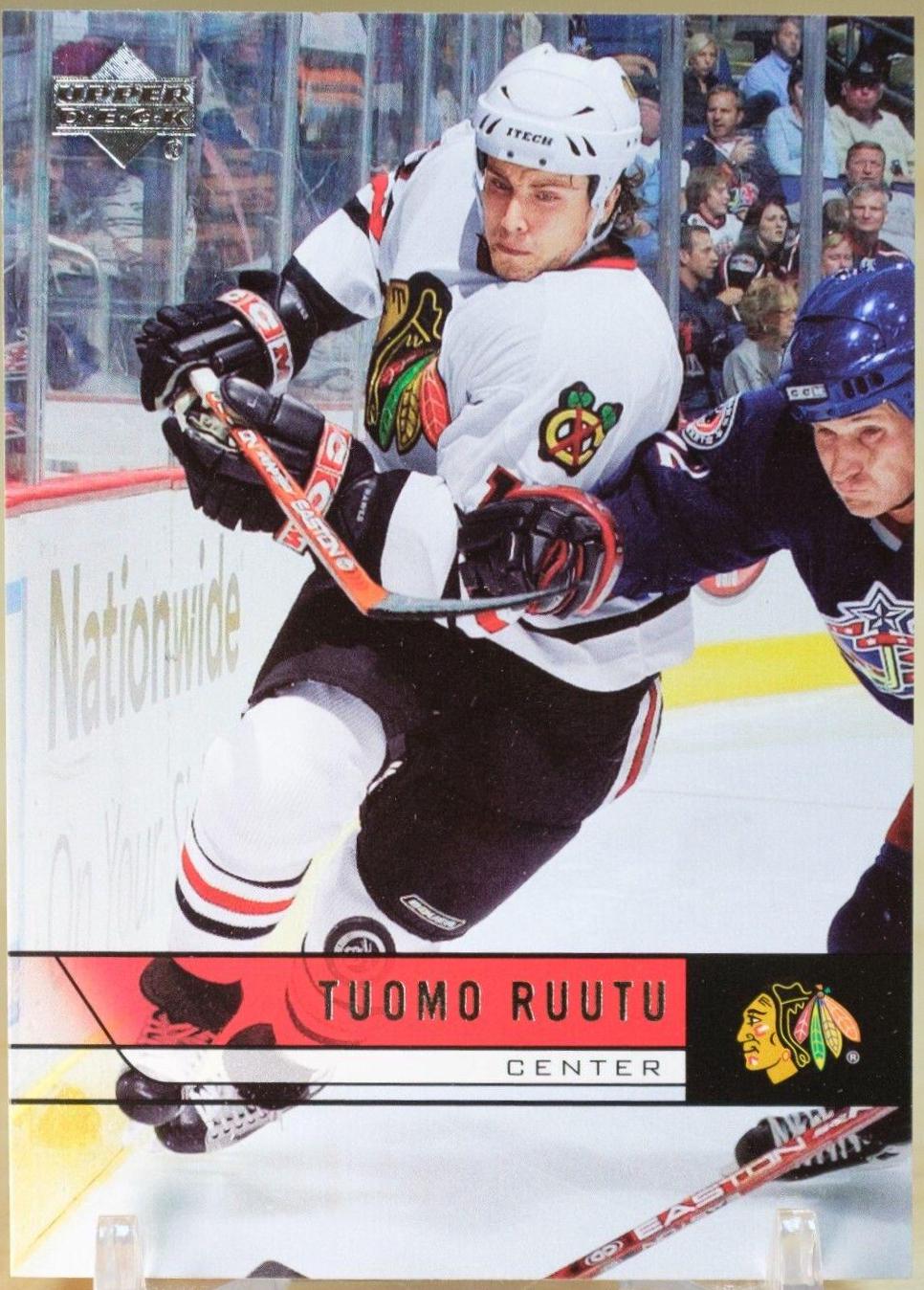 Tuomo Ruutu #42 Hockey Cards 2006 Upper Deck