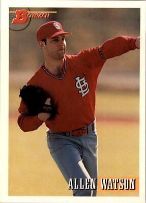 Allen Watson #24 Baseball Cards 1993 Bowman