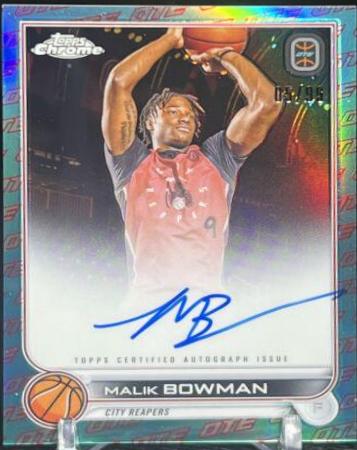 Malik Bowman [Aqua Red] #CA-MB1